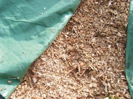 Abdeckvlies Hackschnitzel Silo und Ernte