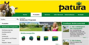 Weidezaunprogramm Tierhaltung