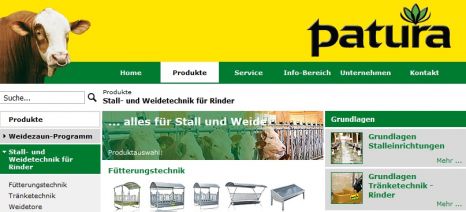 Stall- und Weidetechnik Rind Tierhaltung