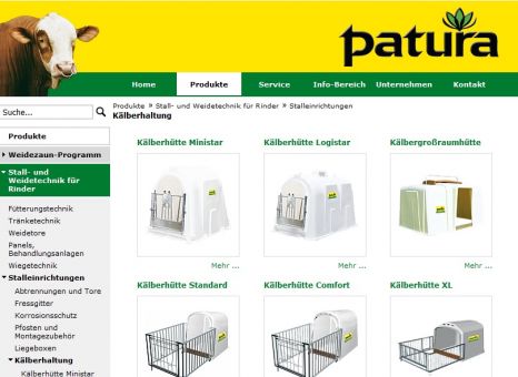 Kälberhütten Patura Tierhaltung